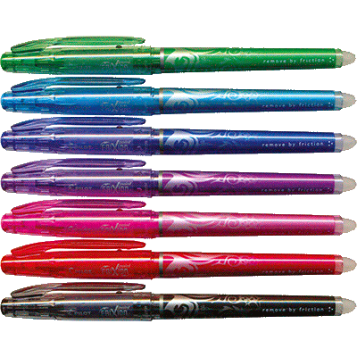 ROLLER VERT PILOT FRIXION POINT ENCRE GEL POINTE FINE 0.5 MM