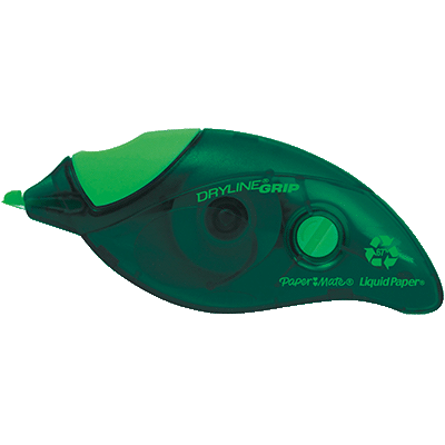 RUBAN CORRECTEUR PAPERMATE DRYLINE GRIP RECYCLE 5 MM x 8.5 M