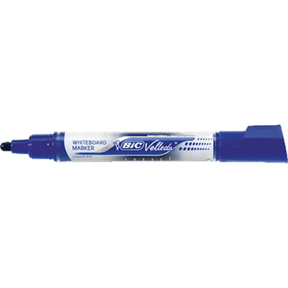 MARQUEUR EFFAÇABLE BLEU BIC VELLEDA TANK ENCRE LIQUIDE POINTE OGIVE