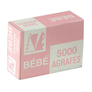 BOITE 1000 AGRAFES BEBE (8/4) RAPID