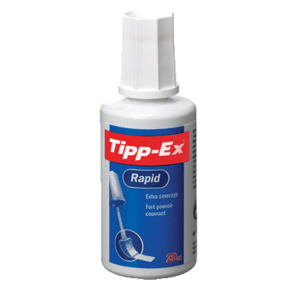 FLACON CORRECTEUR RAPID TIPP-EX APPLICATEUR MOUSSE 20 ML