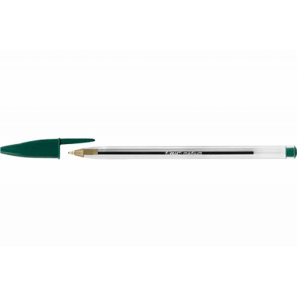 STYLO BILLE BIC CRISTAL VERT POINTE 1 MM
