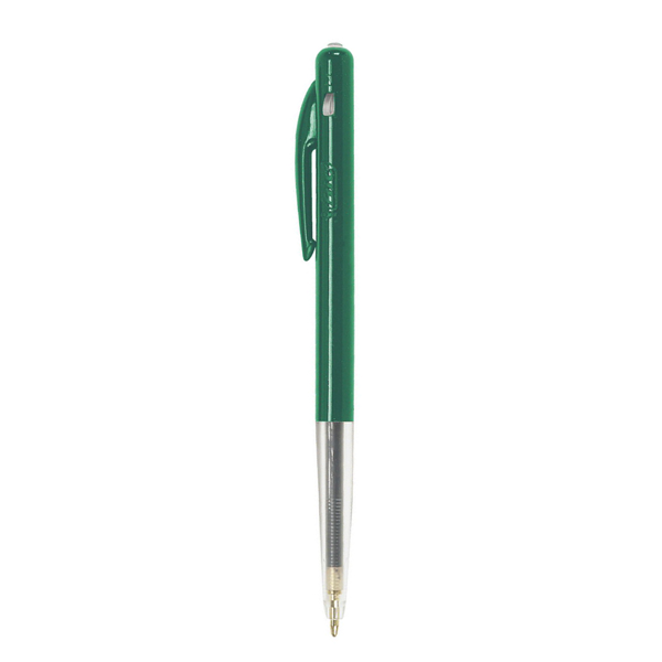 STYLO BILLE BIC M10 RETRACTABLE VERT POINTE 1 MM