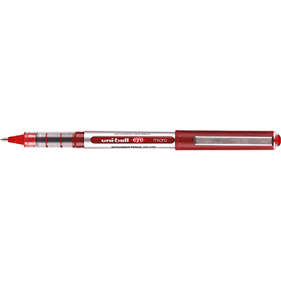 ROLLER UNI-BALL EYE UB150 ENCRE LIQUIDE ROUGE POINTE 0.5 MM