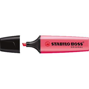 SURLIGNEUR STABILO BOSS ORIGINAL ROSE POINTE BISEAUTEE