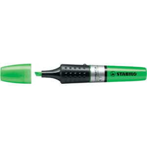 SURLIGNEUR STABILO LUMINATOR VERT ENCRE LIQUIDE POINTE BISEAUTEE