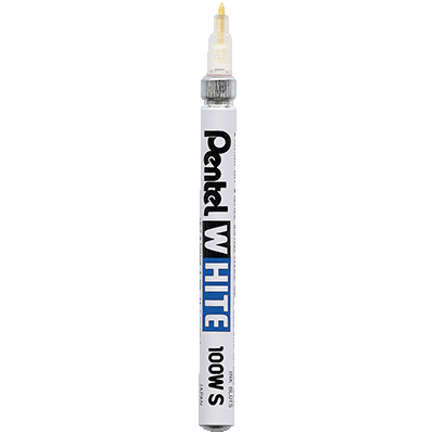 MARQUEUR PEINTURE BLANC PENTEL 100WS POINTE OGIVE FINE
