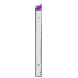 REGLE PLASTIQUE 2 BISEAUX 30 CM GRADUEE