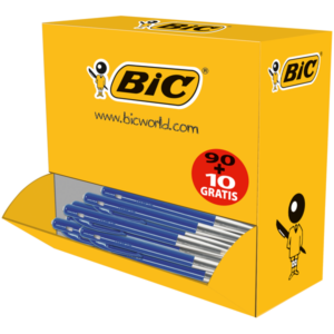 PACK 90 +10 STYLOS BIC M10 BLEU
