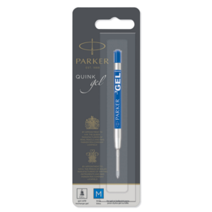 RECHARGE POUR STYLO PARKER GEL M BLEU
