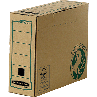 LOT 20 BOITES ARCHIVES FELLOWES A4+ EARTH SERIES DOS 10CM