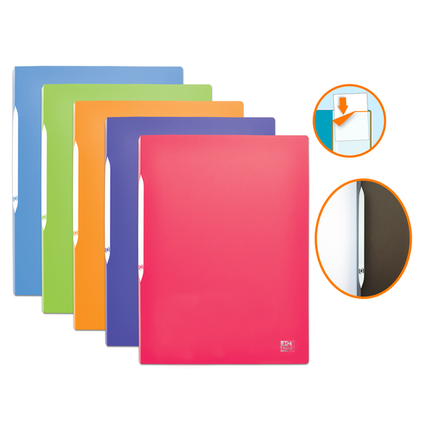 PROTEGE-DOCUMENT STAND UP 100 VUES A4 POLYPROPYLENE 8/10E TRANSLUCIDE