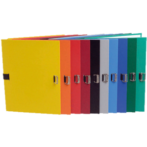 PAQUET 10 CHEMISES A SANGLE DOS TOILE 24X32CM COLORIS ASSORTIS