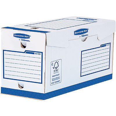 LOT 20 BOITES ARCHIVE DOS 20CM HEAVY DUTY BLEU