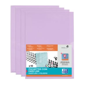 SACHET 10 POCHETTES COIN FARD'LISS 3 MAUVE 20/100E
