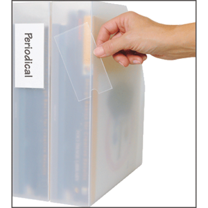SACHET 48 PORTE-ETIQUETTES 35x75 + 48 ETIQUETTES IMPRIMABLES 3L