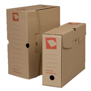 25 BOITES ARCHIVE STANDARD DOS 10CM