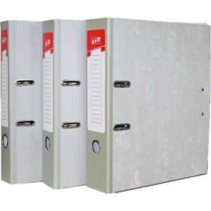 A+B CLASSEUR A LEVIER A4 DOS 70MM GRIS CLAIR