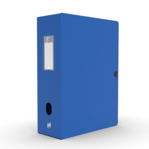 BOITE POLYPROPYLENE DOS 10CM BLEU NUIT