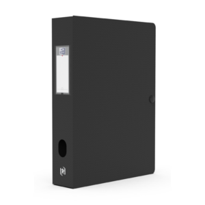 BOITE POLYPROPYLENE DOS 6CM NOIR