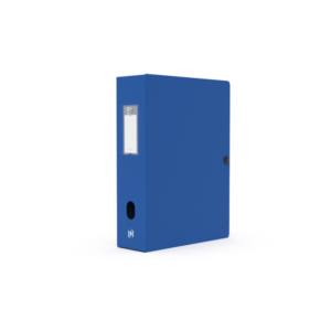 BOITE POLYPROPYLENE DOS 8CM BLEU NUIT
