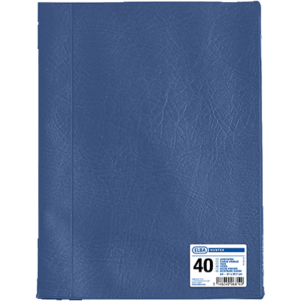 PROTEGE-DOCUMENT 40 VUES BLEU