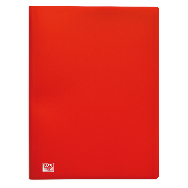 PROTEGE-DOCUMENT 100 VUES ROUGE COUVERTURE POLYPROPYLENE
