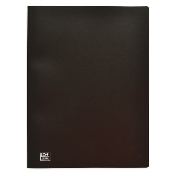 PROTEGE-DOCUMENT 120 VUES NOIR COUVERTURE POLYPROPYLENE