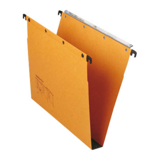 BOITE 25 DOSSIERS SUSPENDUS POUR TIROIRS AZO ULTIMATE FOND V KRAFT ORANGE
