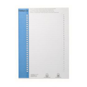 LOT 10 PLANCHES DE 25 ETIQUETTES N.8 POUR ARMOIRE BLEU