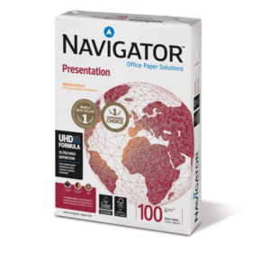 RAMETTE 500 FEUILLES NAVIGATOR PRESENTATION BLANC A4 100G