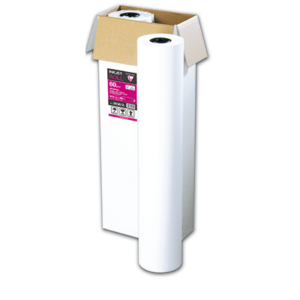 CARTON 3 BOBINES SUPPORT TRACEURS JET ENCRE POUR PLANS ET BUREAUX ETUDES 91.4CMx91M 90 g/m²