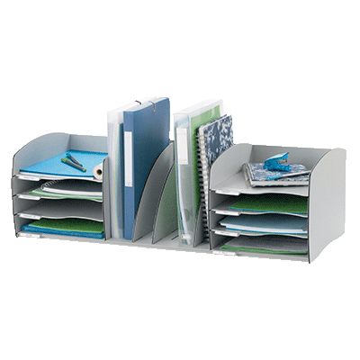 MODULE ORGANIZER BUREAU EVOLUTION XL L79.5XH24.5XP34CM GRIS