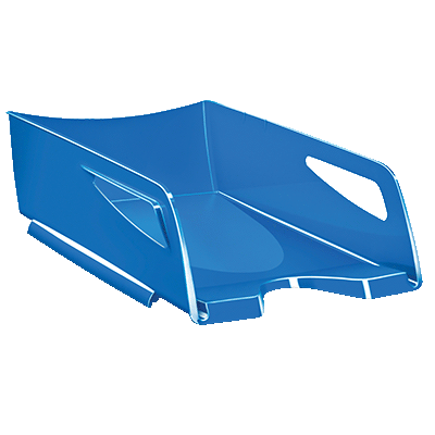 MAXI CORBEILLE A COURRIER GLOSS BLEU OCEAN CEP