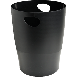 CORBEILLE A PAPIER ECOBIN 15L NOIR