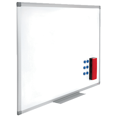 TABLEAU MAGNETIQUE LAQUE BLANC 90X120CM