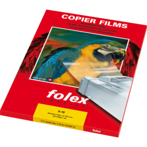 BOITE 100 TRANSPARENTS FOLEX A4 COPIEURS GRAND DEBIT