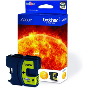 CARTOUCHES JET D'ENCRE BROTHER LC-980Y Jaune