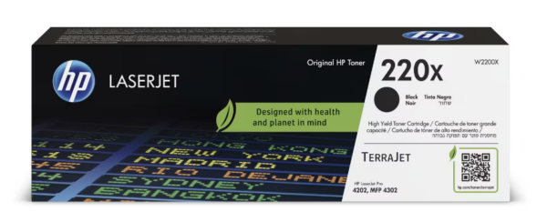 Toner HP LaserJet noir authentique HP 220X