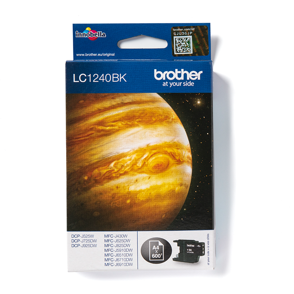 CARTOUCHES JET D'ENCRE BROTHER LC-1240BK Noir
