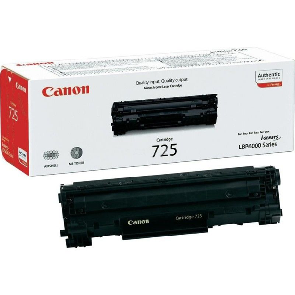 CARTOUCHES LASER CANON CRG-725 Noir