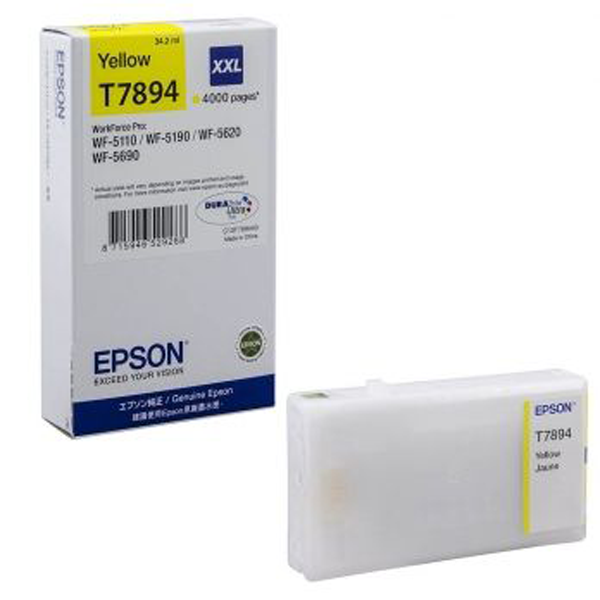 CARTOUCHES JET D'ENCRE EPSON C13T789440 Jaune