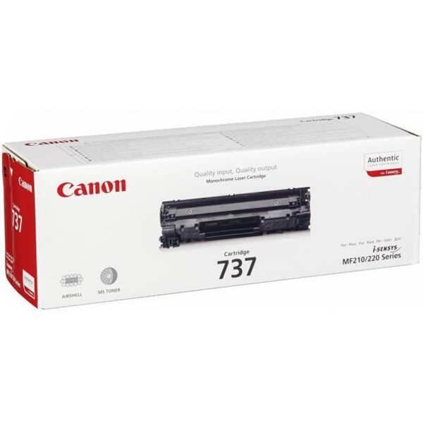 CARTOUCHES LASER CANON CRG-737 Noir