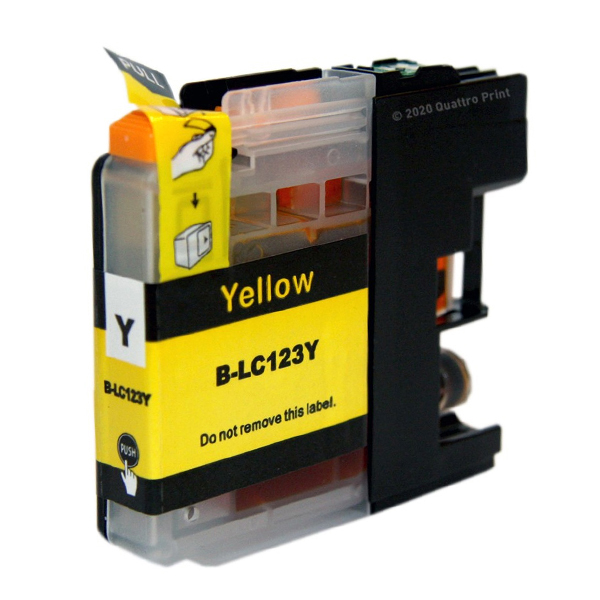 COMPATIBLES JET D'ENCRE BROTHER LC123 jaune
