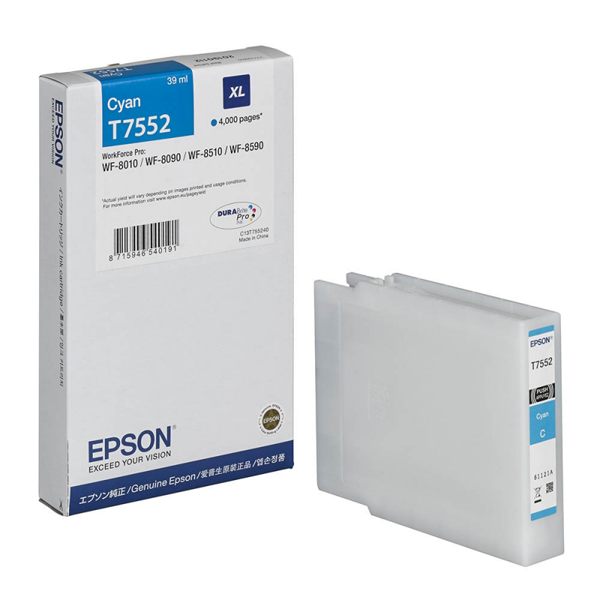 CARTOUCHES JET D'ENCRE EPSON C13T755240 Cyan