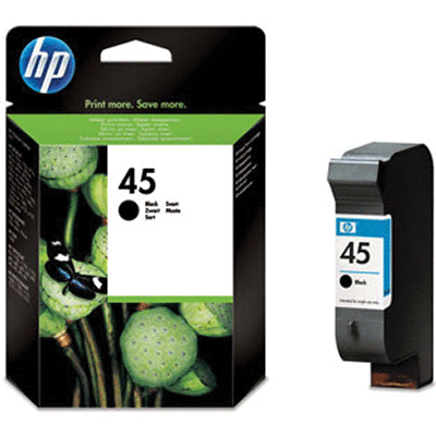 CARTOUCHES JET D'ENCRE HP 51645AE Noir