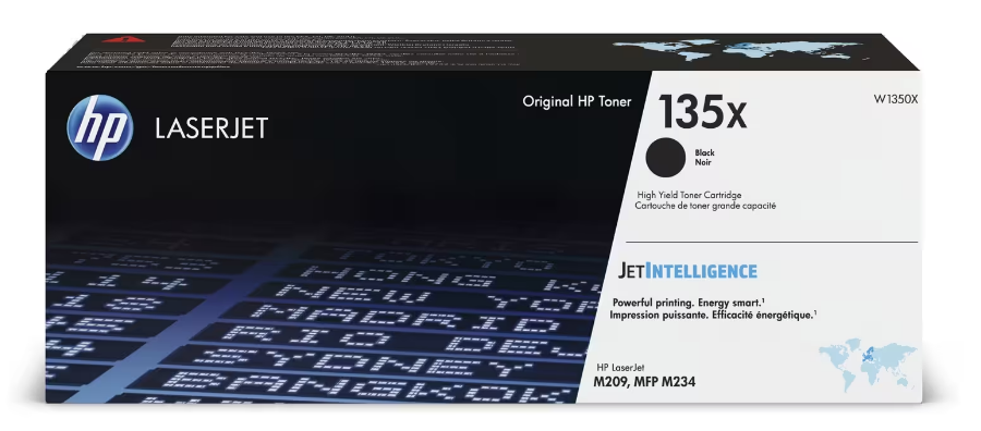 Cartouche de toner noir haute capacité LaserJet authentique HP 135X