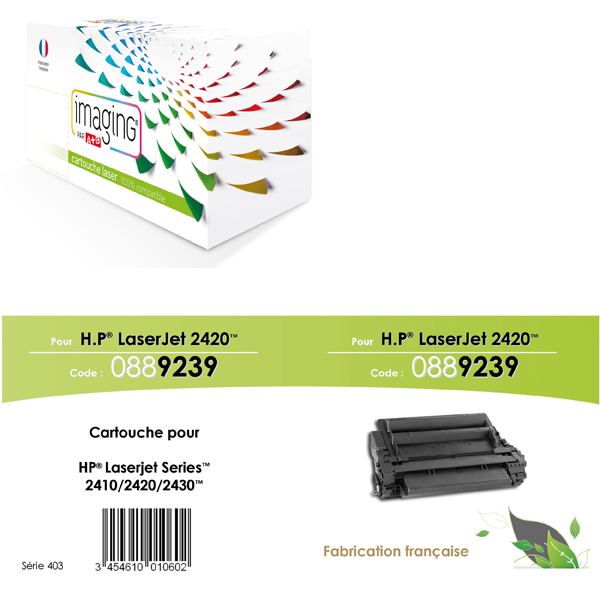 COMPATIBLES LASER MONOCHROME HP Q6511X noir