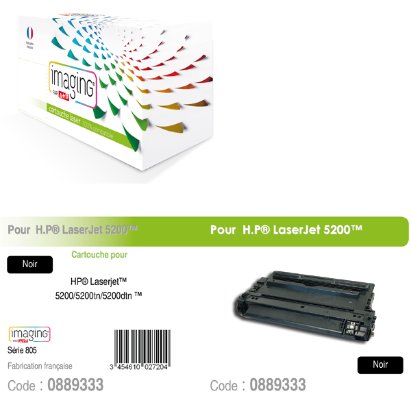 COMPATIBLES LASER MONOCHROME HP Q7516A noir