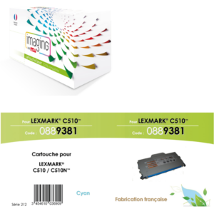CART IMAGING P/LEXMARK C510 CYAN TONER (6600C)